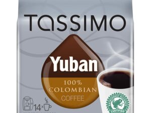 Tassimo Yuban 100% Colombian Medium Roast Coffee T-Discs for Tassimo Single Cup Home Brewing Systems (14 ct Pack) Coffee From  TASSIMO On Cafendo