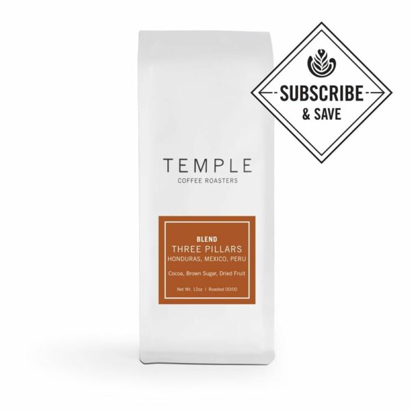 THREE PILLARS BLEND Coffee From  Temple Coffee Roasters On Cafendo