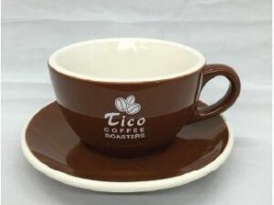 Tico Coffee Roasters Latte Cup - Set of 2 Coffee From  Tico Coffee Roasters On Cafendo