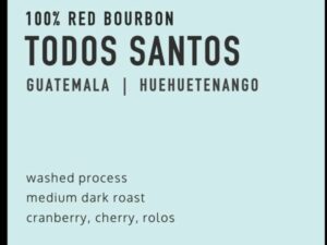 todos santos 100% red bourbon Coffee From  Gracest coffee On Cafendo