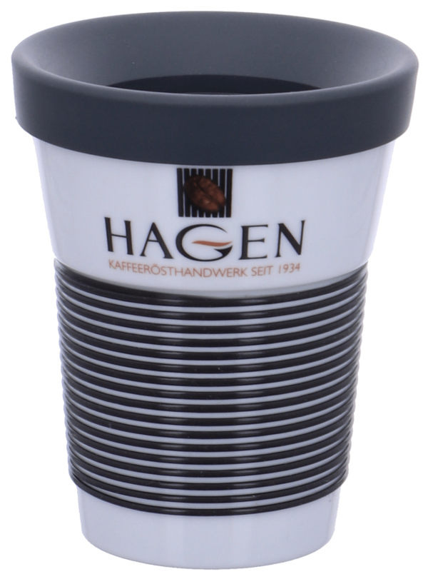Togo porcelain mug "HAGEN-LOGO" Coffee From  Hagen Kaffee On Cafendo