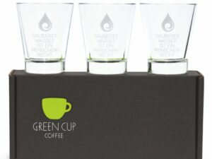Water glass set of 3 Coffee From  Green Cup Coffee On Cafendo