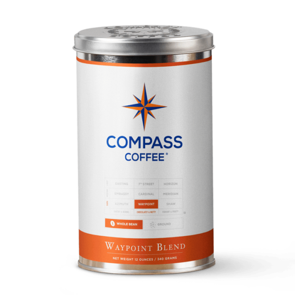 Waypoint Tin Coffee From  Compass Coffee On Cafendo