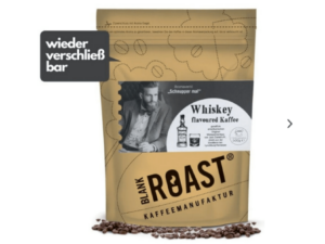 "Whiskey" cask coffee as flavored coffee cream On Cafendo